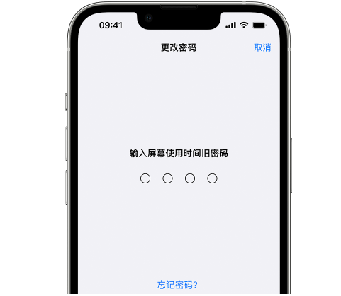 桐城iPhone屏幕维修分享iPhone屏幕使用时间密码忘记了怎么办 