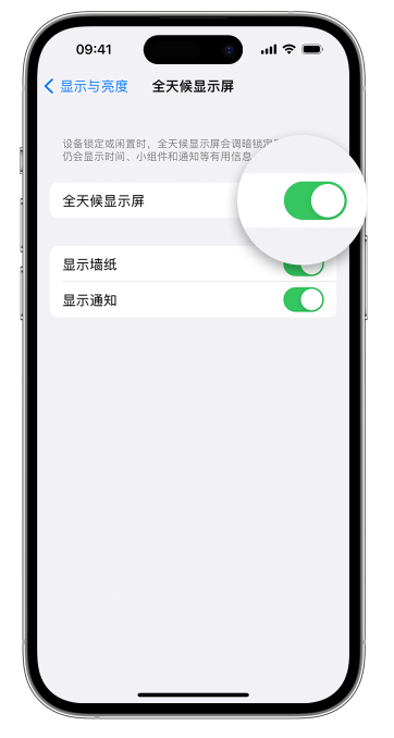 桐城苹果14维修店分享如何自定义 iPhone 14 Pro 常亮显示屏 